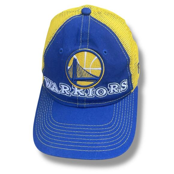 Golden State Warriors Youth Hat Basketball NBA Cap Kid New Era 9Twenty Adjust - Picture 2 of 14